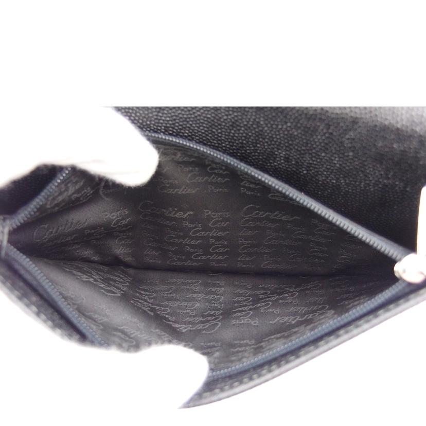 Cartier カルティエ/サントス／二つ折り長財布／ブラック//ABランク/04