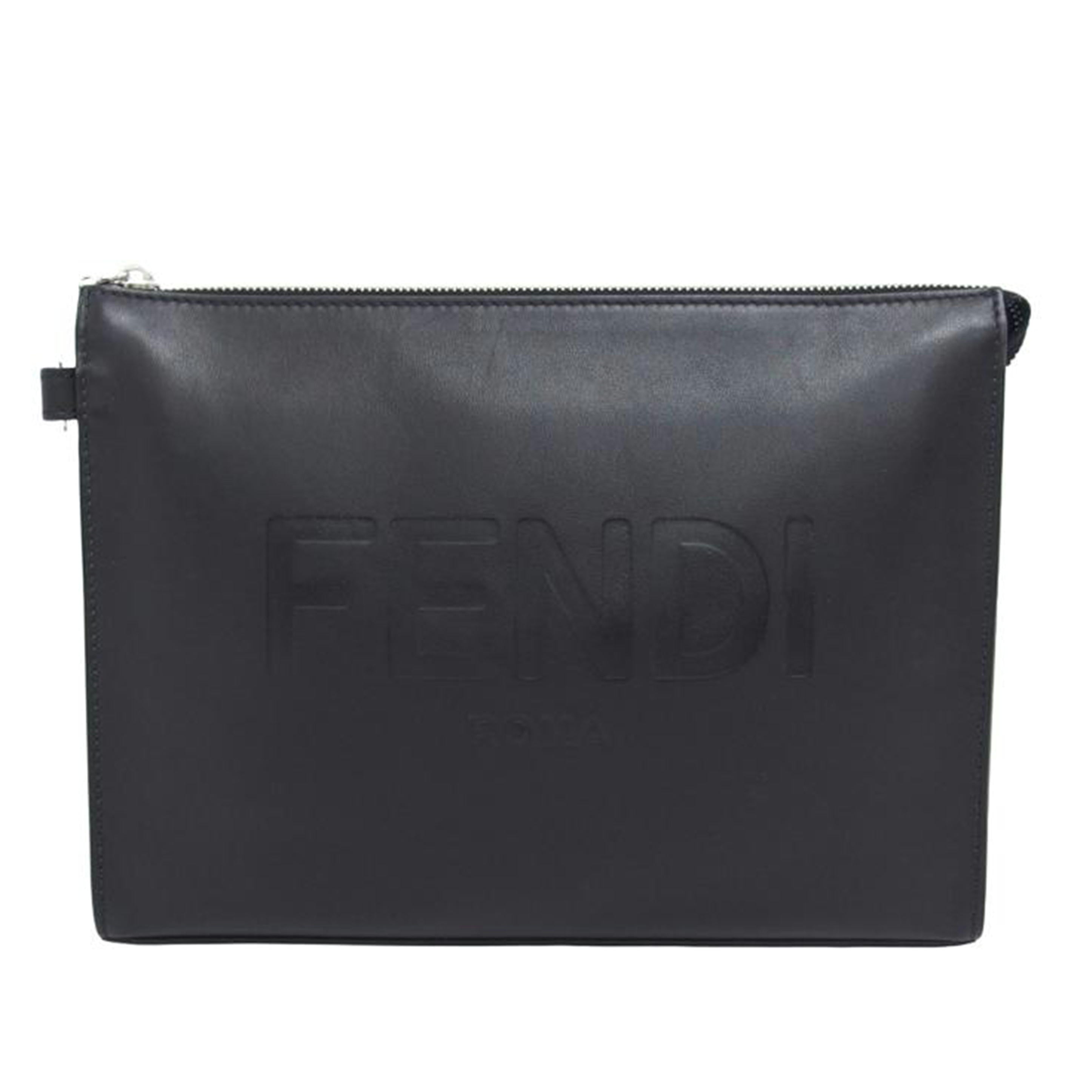 ＦＥＮＤＩ フェンディ/レザークラッチバッグ／セカンドバッグ／ブラック/7VA491//218*****/ABランク/04