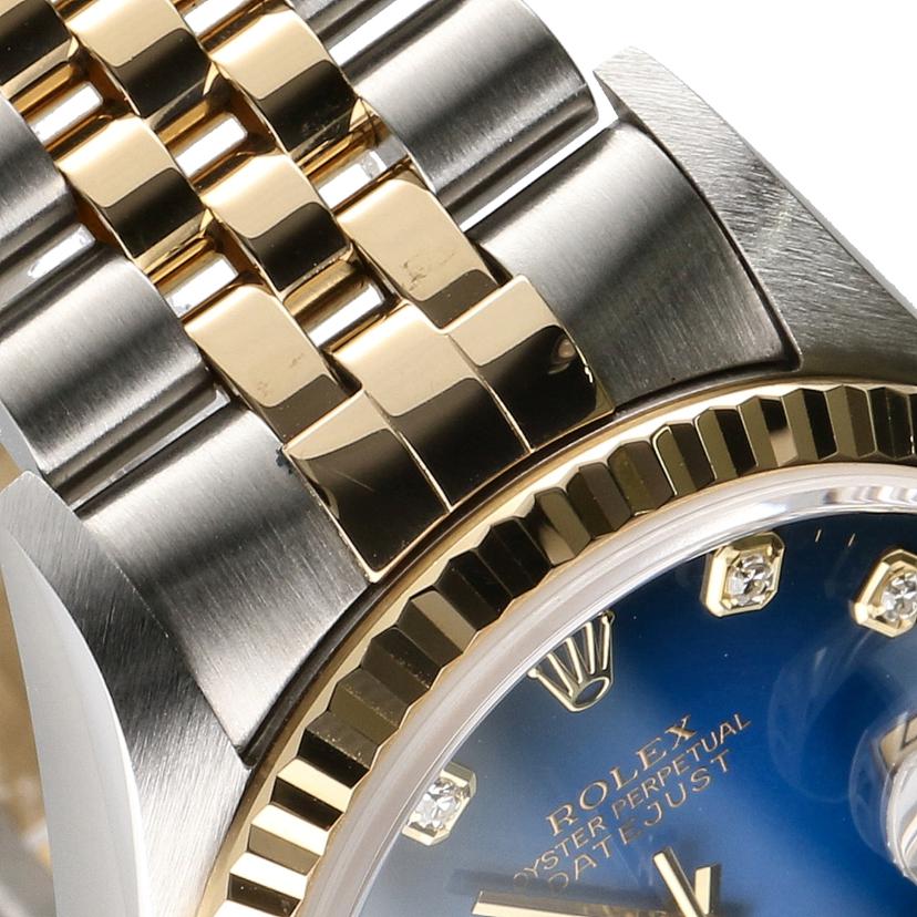 ROLEX ロレックス/デイトジャスト10Pダイヤ／ブルーグラデーション／K番/16233G//K61**********/Aランク/84
