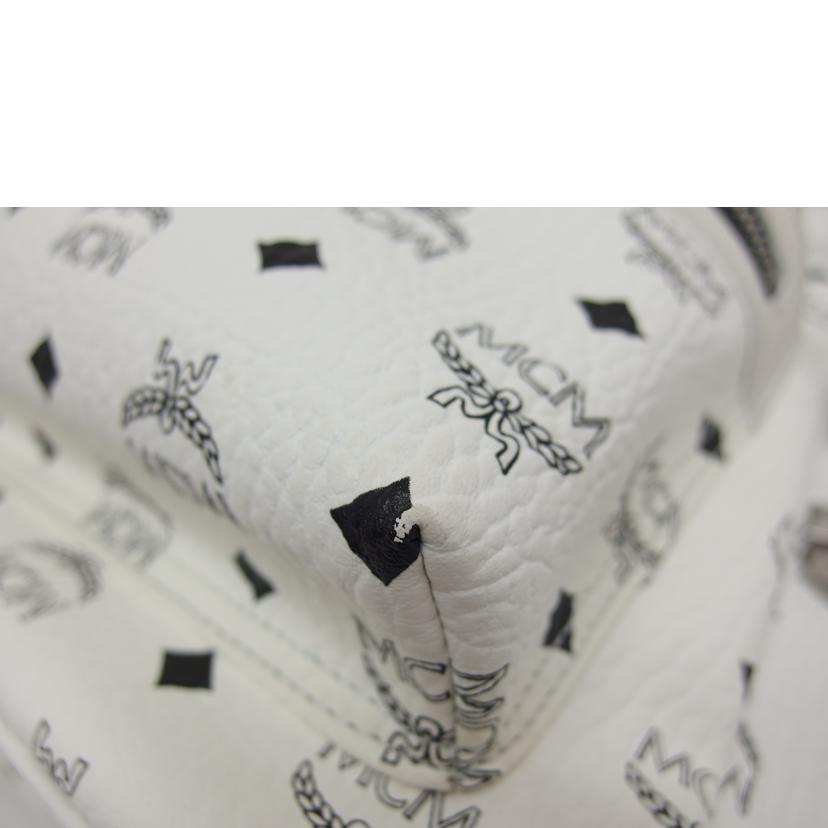 ＭＣＭ エムシーエム/ロゴグラム／バックパック／ホワイト/MMK6SVE38WT001//Q70**/ABランク/04