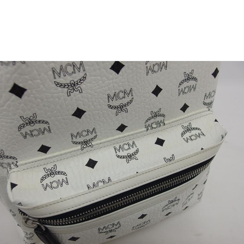 ＭＣＭ エムシーエム/ロゴグラム／バックパック／ホワイト/MMK6SVE38WT001//Q70**/ABランク/04