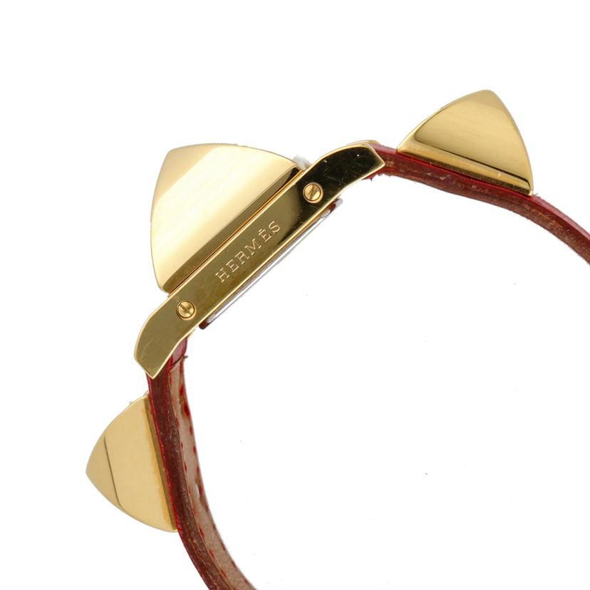 HERMES エルメス/メドール／ホワイト文字盤／レディース／クオーツ/ME1.201//744******/Aランク/24