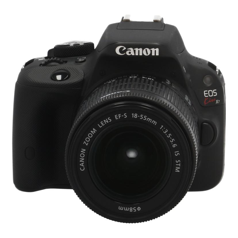 Canon キヤノン　/デジタル一眼　ダブルズームキット/EOS Kiss X7  ﾀﾞﾌﾞﾙｽﾞｰﾑｷｯﾄ//011070081950/Bランク/64