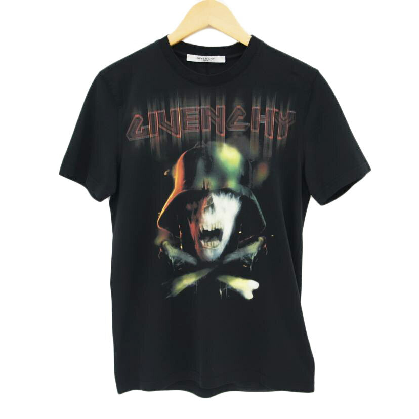 GIVENCHY ｼﾞﾊﾞﾝｼｰ/GIVENCHY　ミリタリースカルTシャツ//Aランク/19