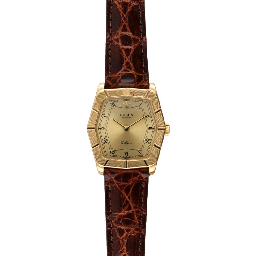 ROLEX ロレックス/チェリーニ・シャンパンゴールド・ヘキサゴン／手巻／N番/4160//N48**********/Aランク/75