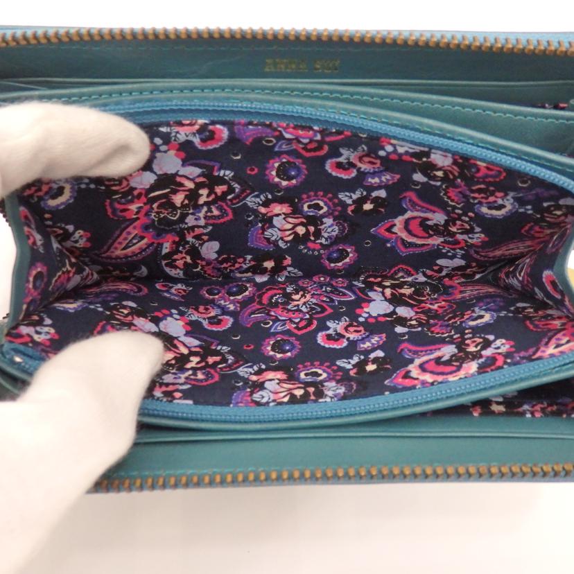 ANNA　SUI アナスイ/レザーラウンドファスナー長財布//SAランク/77