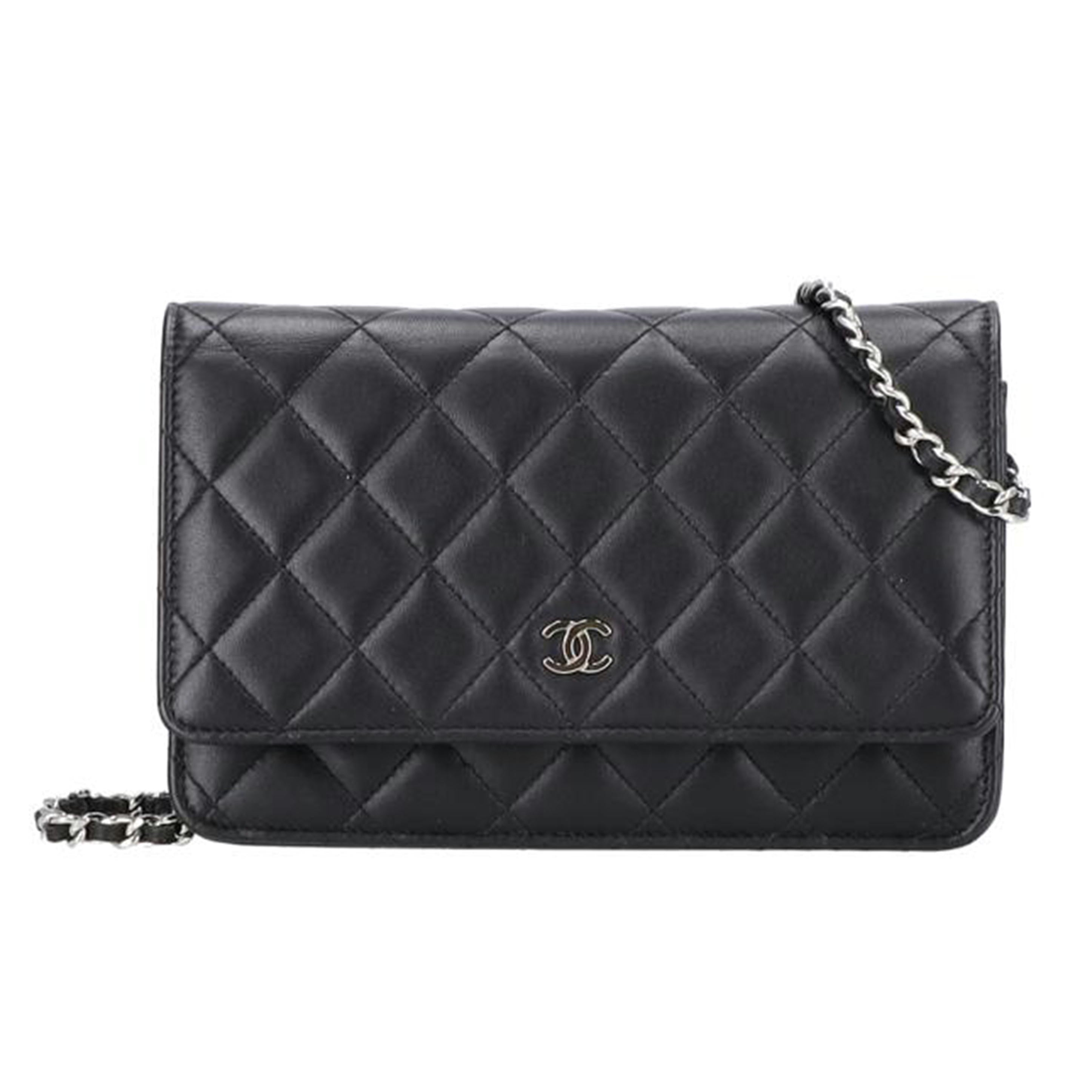 CHANEL シャネル/マトラッセラムスキンチェーンウォレット/AP0250//U91*****/Aランク/77