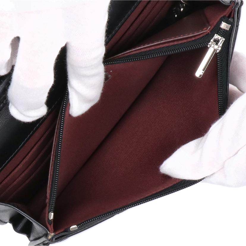 CHANEL シャネル/マトラッセラムスキンチェーンウォレット/AP0250//U91*****/Aランク/77