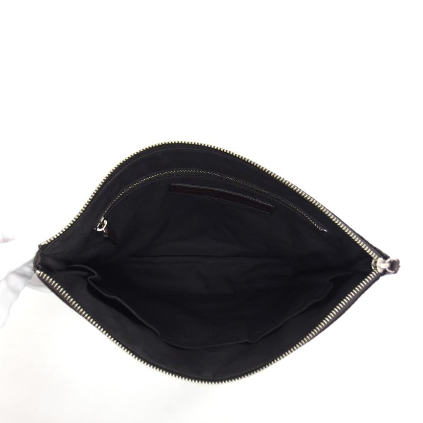 Daniel＆Bob ダニエル＆ボブ/ナイロンレザー／クラッチバッグ／ブラウン／JR高島屋別注//ABランク/04