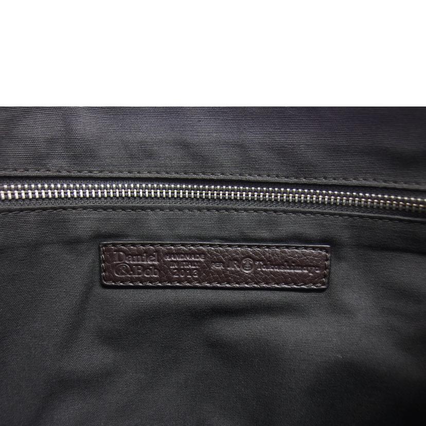 Daniel＆Bob ダニエル＆ボブ/ナイロンレザー／クラッチバッグ／ブラウン／JR高島屋別注//ABランク/04