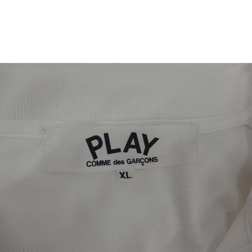 COMMEdesGARCONS COMMEdesGARCONS/ポロシャツ／PLAY／白/AZ-T006//サイズ　XL/Bランク/82