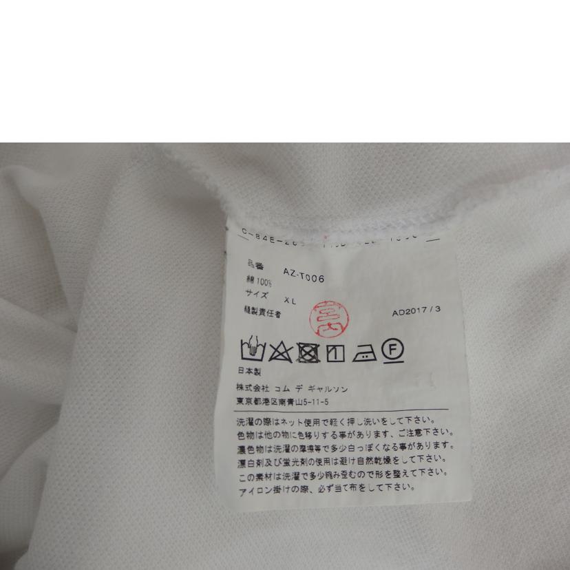 COMMEdesGARCONS COMMEdesGARCONS/ポロシャツ／PLAY／白/AZ-T006//サイズ　XL/Bランク/82