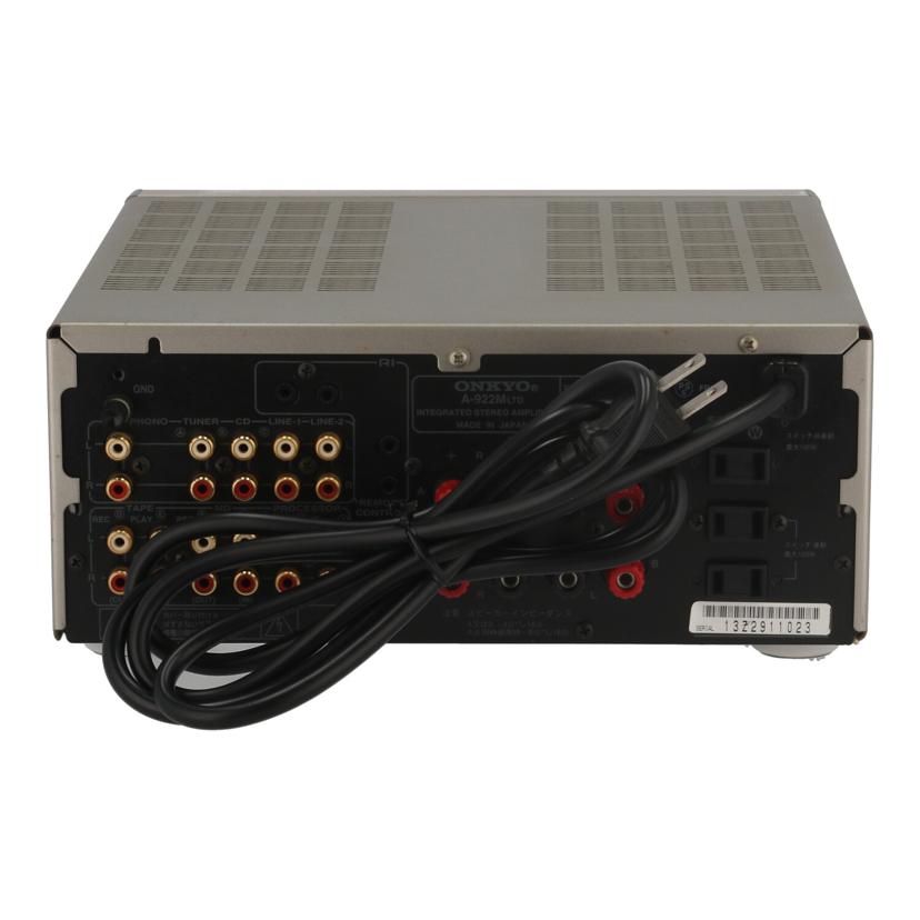 ONKYO オンキヨー　/プリメインアンプ/A-922M LTD//13Z2911023/Bランク/70