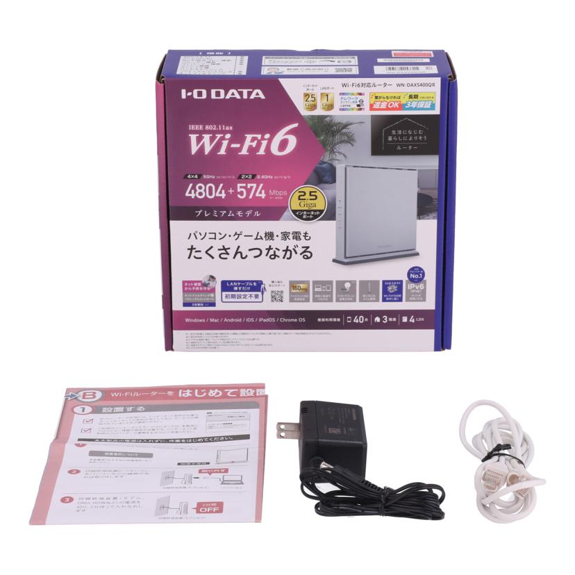 I．O　DATA アイオーデータ　/無線LANルーター/WN-DAX5400QR//141Z02489802/Bランク/82