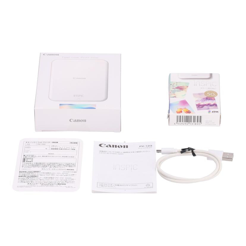 ジャンク品 Canon INSPIC ミニフォトプリンター PV-123-SB Canon