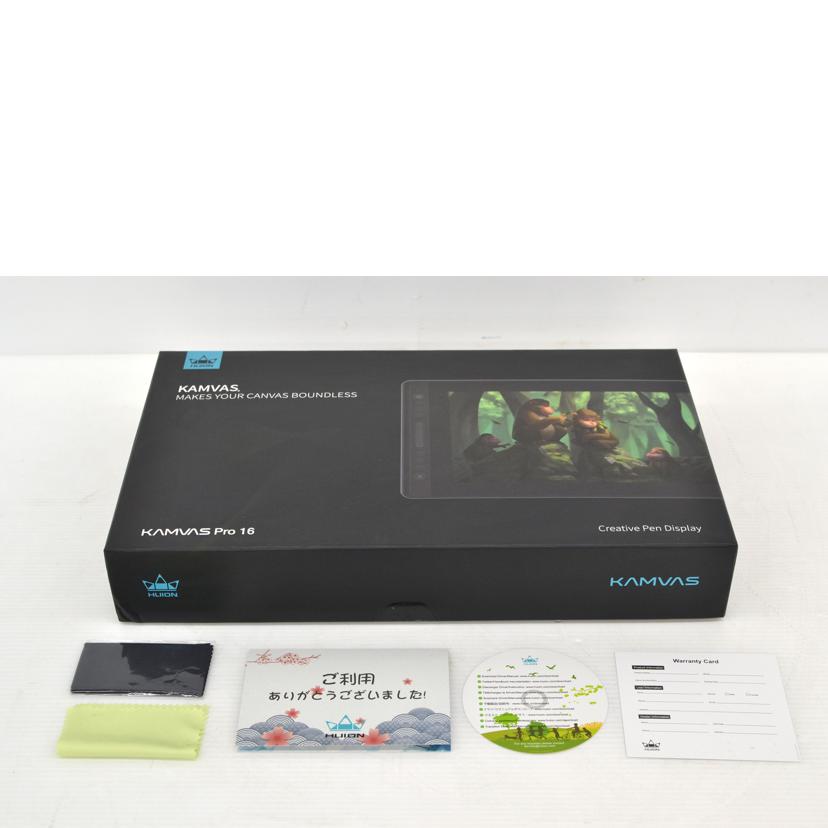 HUION フイオン/液晶ペンタブレット/KAMVAS 16 Pro GT-156//ABランク/75