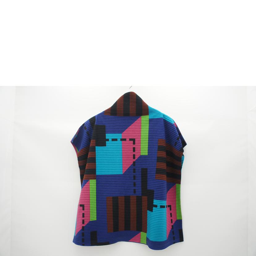 me　ISSEY　MIYAKE ミーイッセイミヤケ/カラフルプリントハイネックカットソー/MI83JK491//ABランク/09