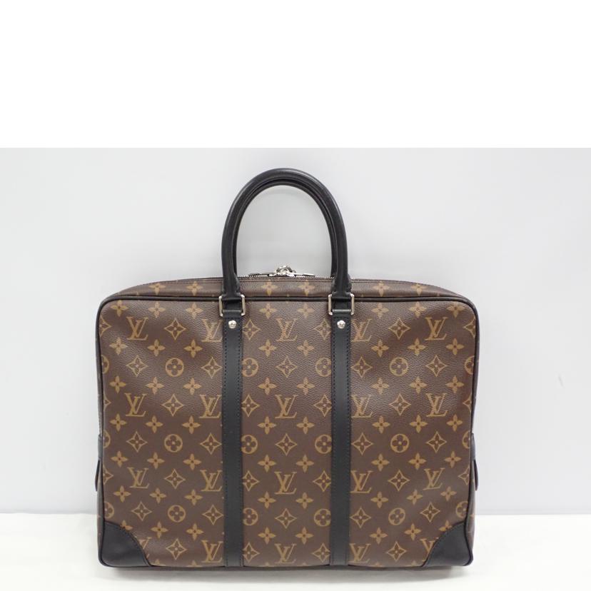 LV LV/ポルトドキュマン．ヴォワヤージュ／モノグラムマカサー/M40225//RI3***/ABランク/62