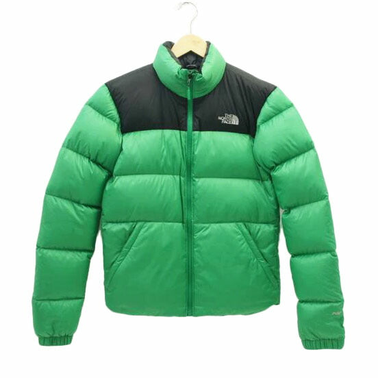 THE　NORTH　FACE ノースフェイス/ダウンジャケット／グリーン×ブラック//Bランク/19