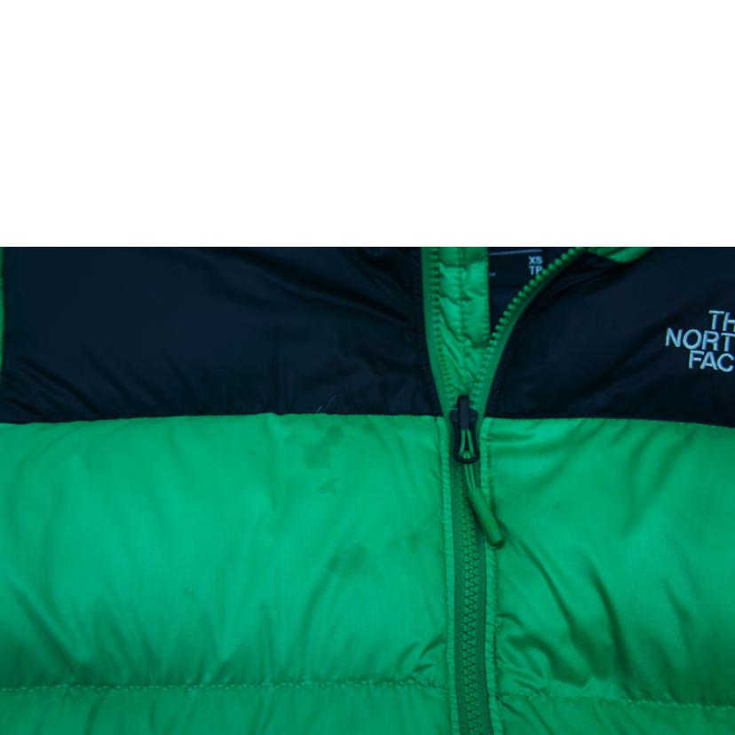 THE　NORTH　FACE ノースフェイス/ダウンジャケット／グリーン×ブラック//Bランク/19