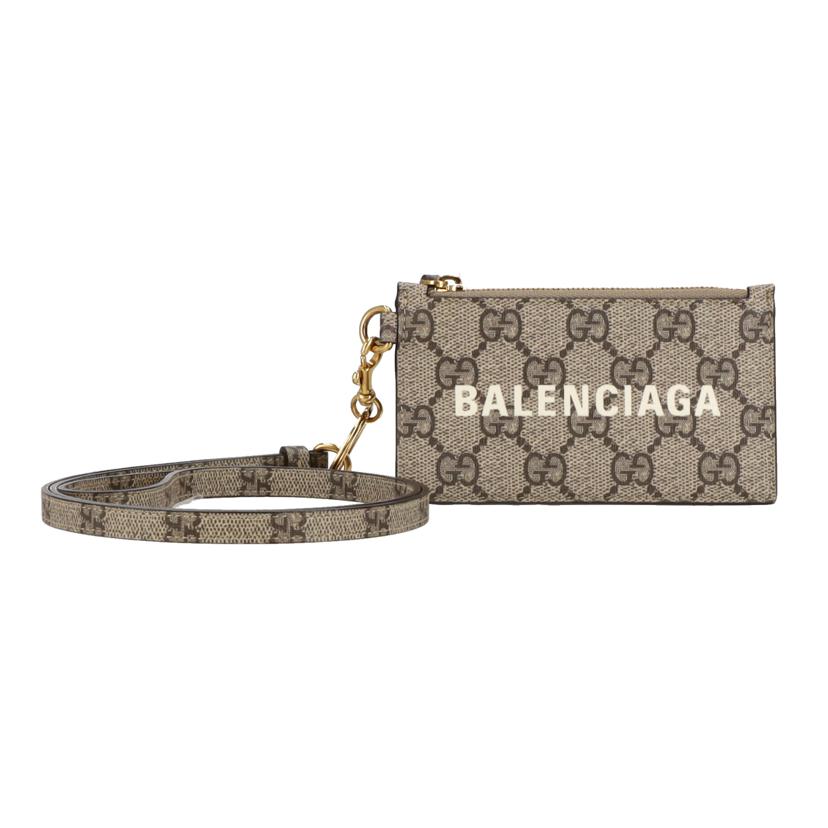 GUCCI×BALENCIAGA グッチ×バレンシアガ/ザ　ハッカーGGスプリームフラグメントケース//Aランク/75