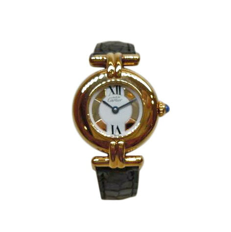 Cartier カルティエ/マストコリゼSM/925/レザーベルト/QZ/W1006654//590*********/Aランク/92