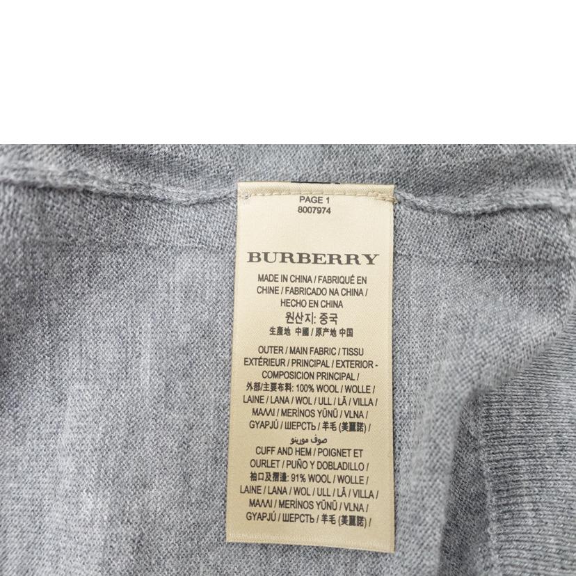 BURBERRY バーバリー/ラウンドネックウールニットセーター/8007974//Bランク/88
