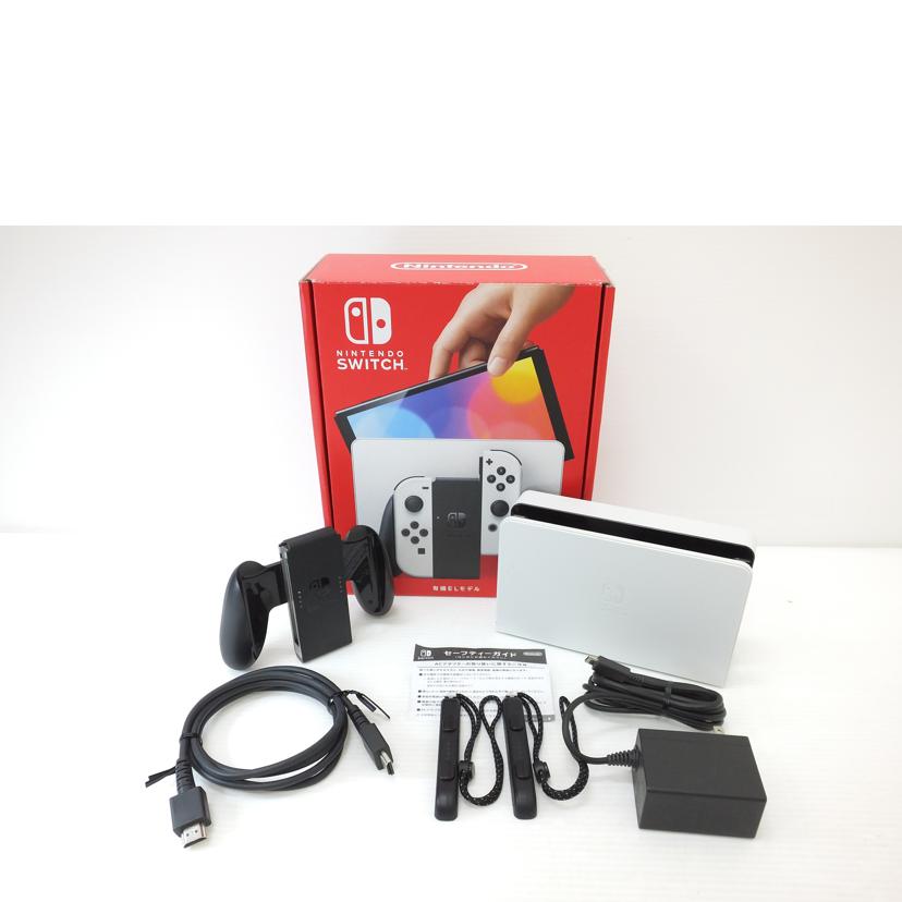 nintendo 任天堂/有機ELモデルスイッチ本体ホワイト/HEG-S-KAAAA//XTJ70036973685/ABランク/88