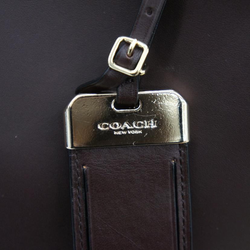 COACH コーチ/2Wayショルダーバッグ／レザー／ブラウン/33549//G14**/Aランク/06