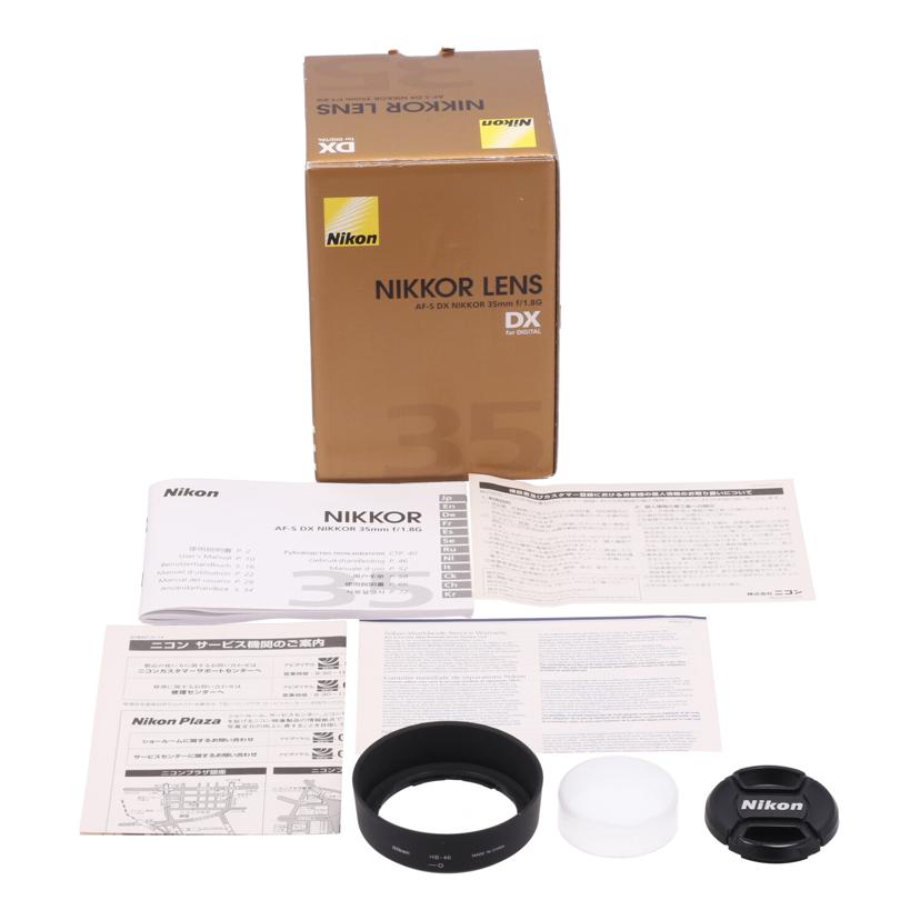 Nikon ニコン/カメラレンズ／AF－S　DX　35mm　F1．8G/AF-S DX 35mm F1.8G//2199401/ABランク/24