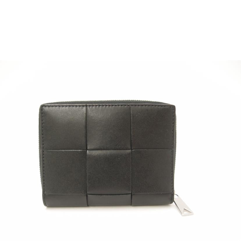 BOTTEGA　VENETA ボッテガヴェネタ/マキシイントレチャートカセット二つ折り札入れ／ブラック//Aランク/69