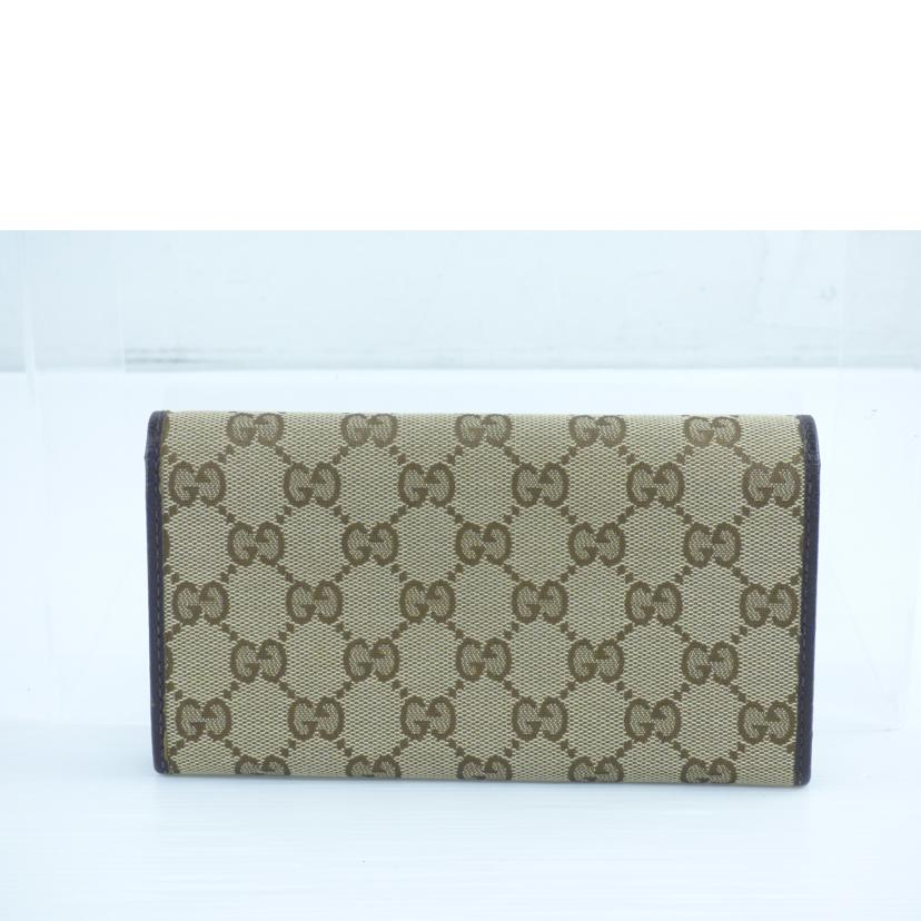 GUCCI グッチ/GGキャンバス2つ折り長財布/24494//041*/Bランク/64