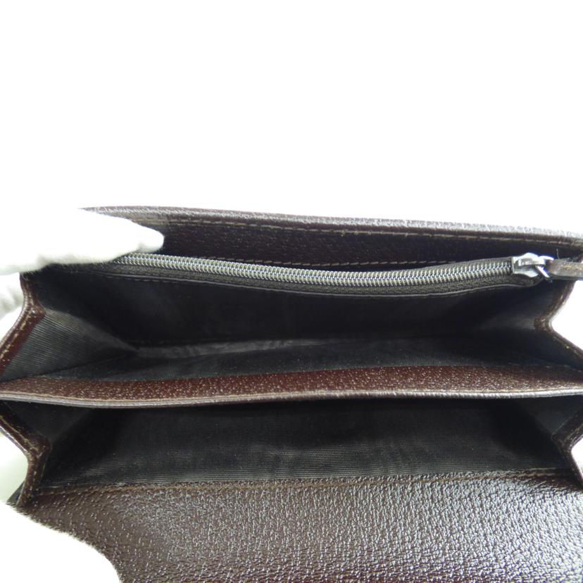 正規品　極美品　グッチ財布　グッチ長財布　グッチキャンバス　グッチレザー GUCCI グッチ/GGキャンバス2つ折り長財布/24494/041*/Bランク/64