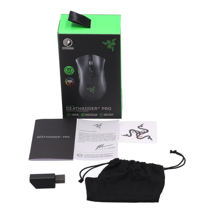 Razer レイザー　/ゲーミングマウス／DeathAdder　V2　Pro/RZ01-03350100-R3A1 //PM2221H15800228/ABランク/77