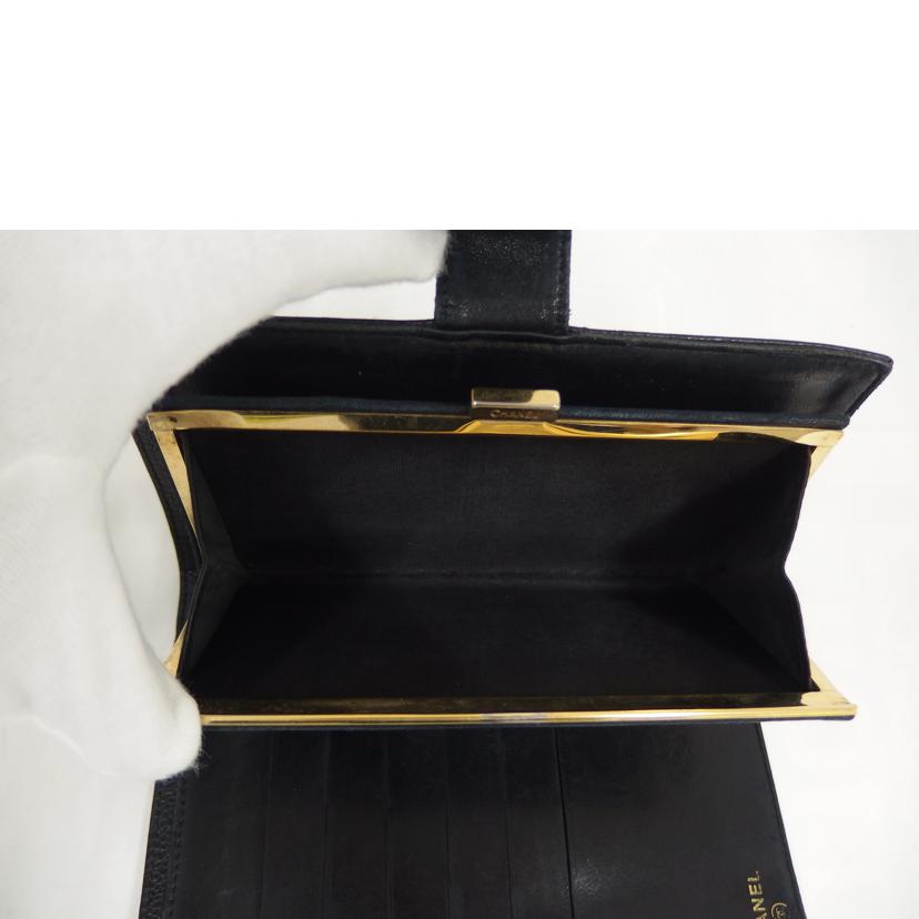 CHANEL シャネル/ココマークキャビアスキン折財布//102*****/Bランク/82