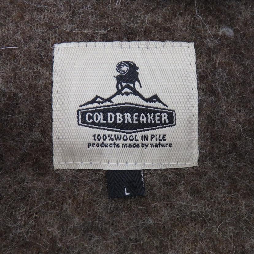 COLD　BREAKER コールドブレーカー/ウール100％　　ショールカラーボアフリースベスト/YWWP5423/5424//Aランク/77