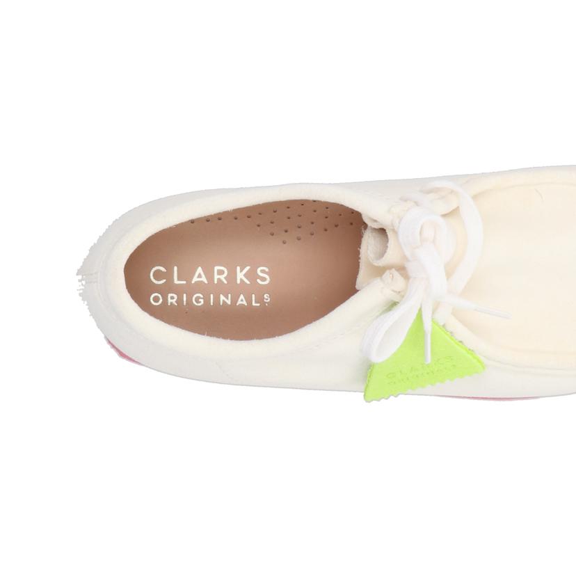 Clarks クラークス/ワラビーブーツ／ホワイト＆ピンク/11826//ｻｲｽﾞ:26.5ｃｍ/SAランク/91