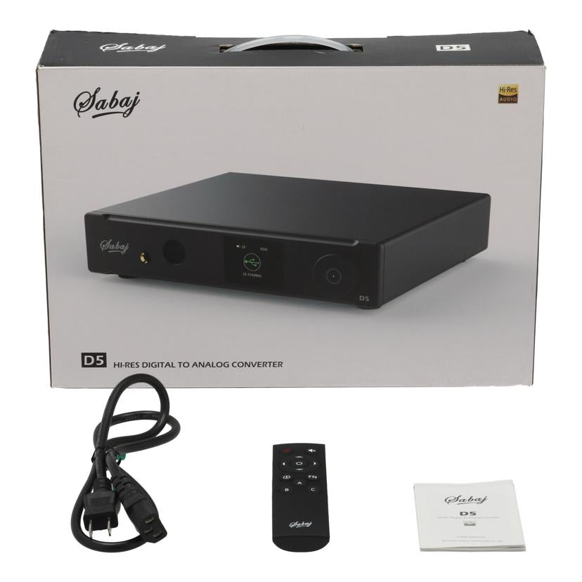 Sabaj SABAJ/D／Aコンバーター・ヘッドホンアンプ/D5//-/Bランク/81