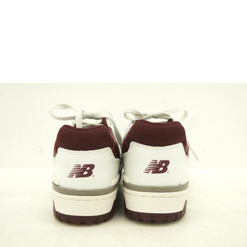 New　balance ニューバランス/NBスニーカー　ホワイト×バーガンディ/BB550WBG//SAランク/75