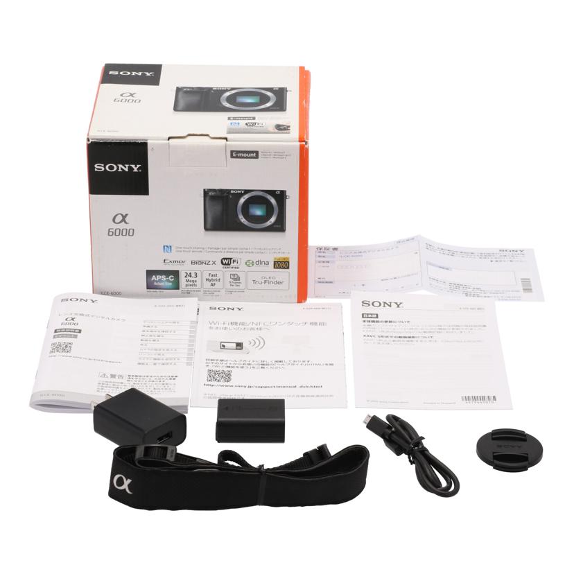ＳＯＮＹ　 ソニー/ミラーレス一眼α６０００レンズキット/ILCE-6000 ﾚﾝｽﾞｷｯﾄ//S013219516D/Bランク/06