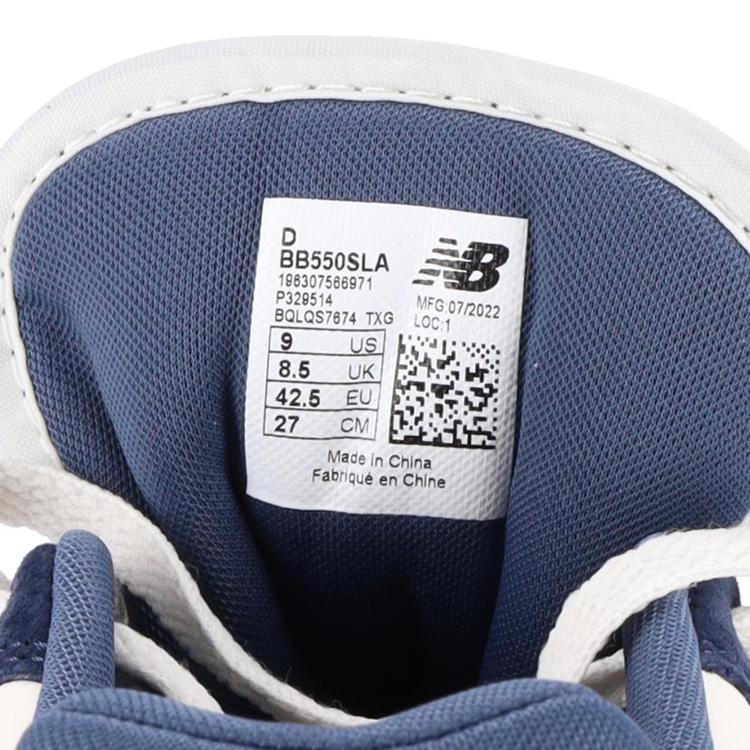 NB ニューバランス/550／ニュートラルインディゴ/BB550SLA//ｻｲｽﾞ:27cm/Aランク/01