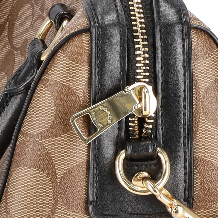 COACH コーチ/ローアンサッチェルシグネチャーキャンバス/F83607//K19**/Aランク/09