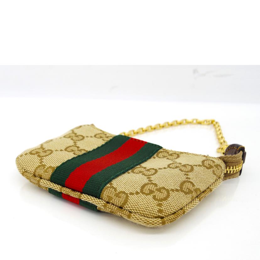 GUCCI グッチ/チェーン付GGコインケース/867347//214*/Aランク/75