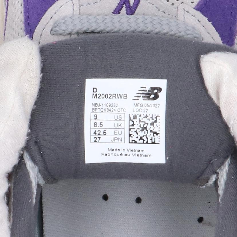 new　balance ニューバランス/M2002R／ローカットスニーカー/M2002RWB//Sランク/05