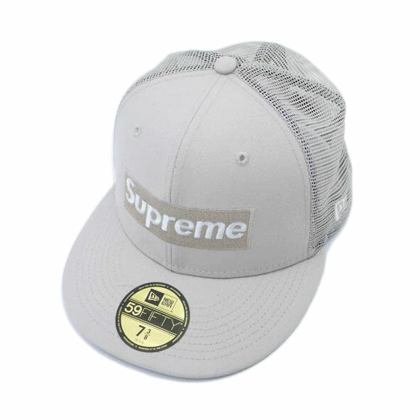 Supreme シュプリーム/×NEWERAメッシュキャップ／ベージュ//Aランク/69