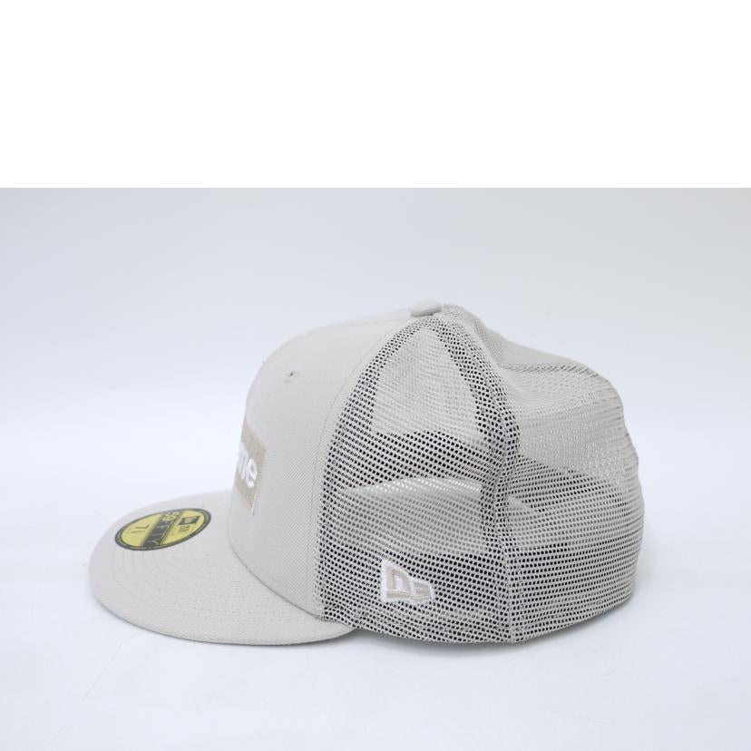 Supreme シュプリーム/×NEWERAメッシュキャップ／ベージュ//Aランク/69