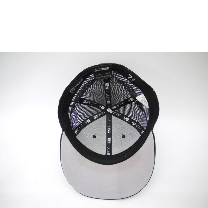 Supreme シュプリーム/×NEWERAメッシュキャップBK//ABランク/69