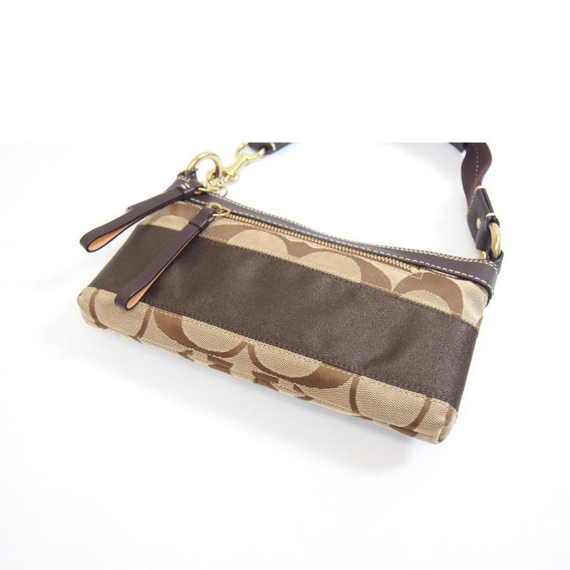 COACH コーチ/シグネチャーストライプショルダーポーチ/10120//H06**/Aランク/71