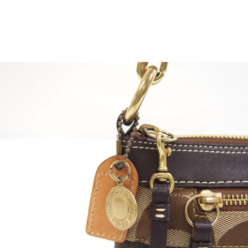 COACH コーチ/シグネチャーストライプショルダーポーチ/10120//H06**/Aランク/71