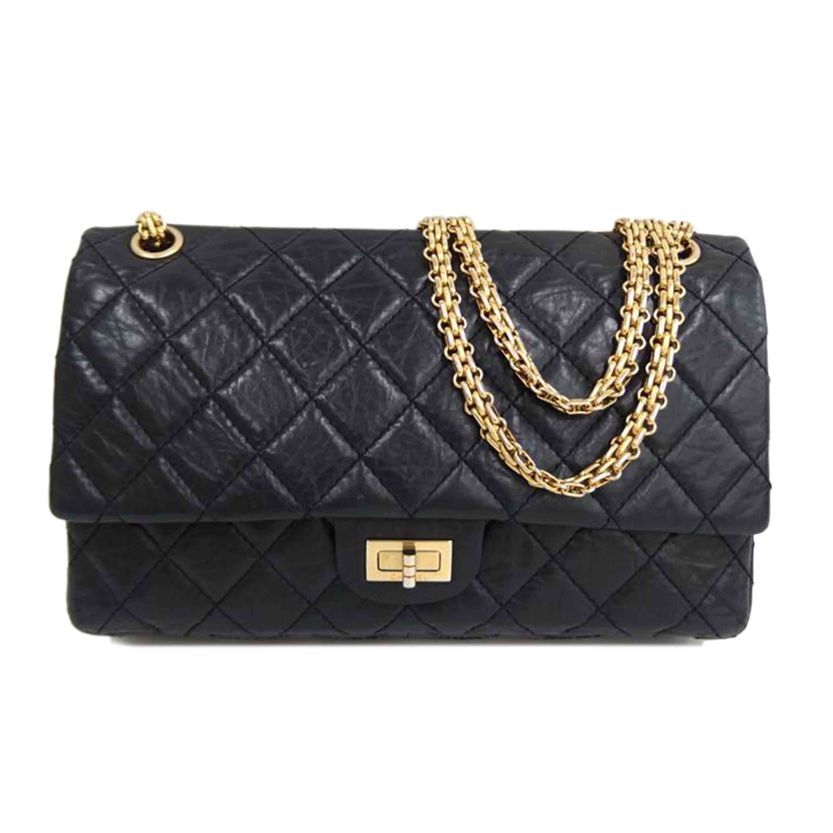 CHANEL ｼｬﾈﾙ/2．55マトラッセWフラップチェーンショルダー//102*****/Bランク/82